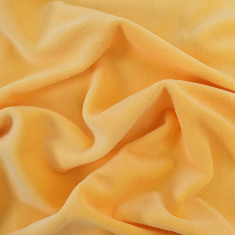 Velours Stretch Oeko-Tex jaune pastel